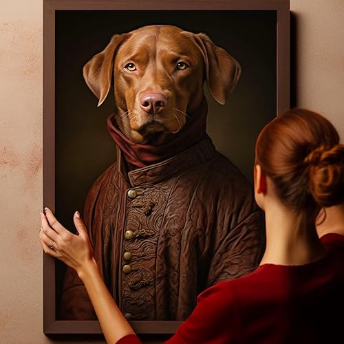 Miniatura 85 de Thuan Chow Chow Retrato de mascota con disfraz real de perro en un disfraz retrato de perro con vestimenta Retrato medieval de mascota retrato