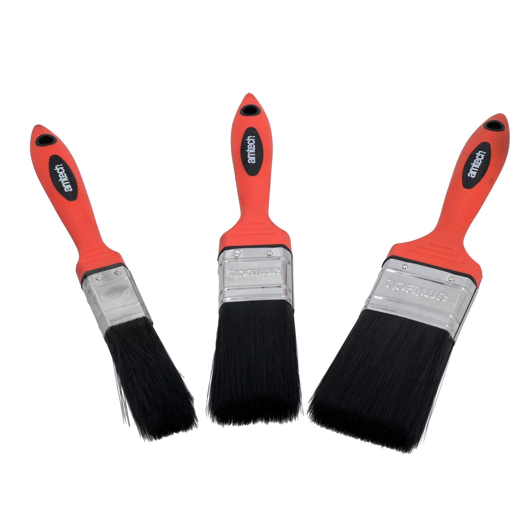 6 Pennelli per dipingere e decorare. Pennello in Setole Nylon. Modecor