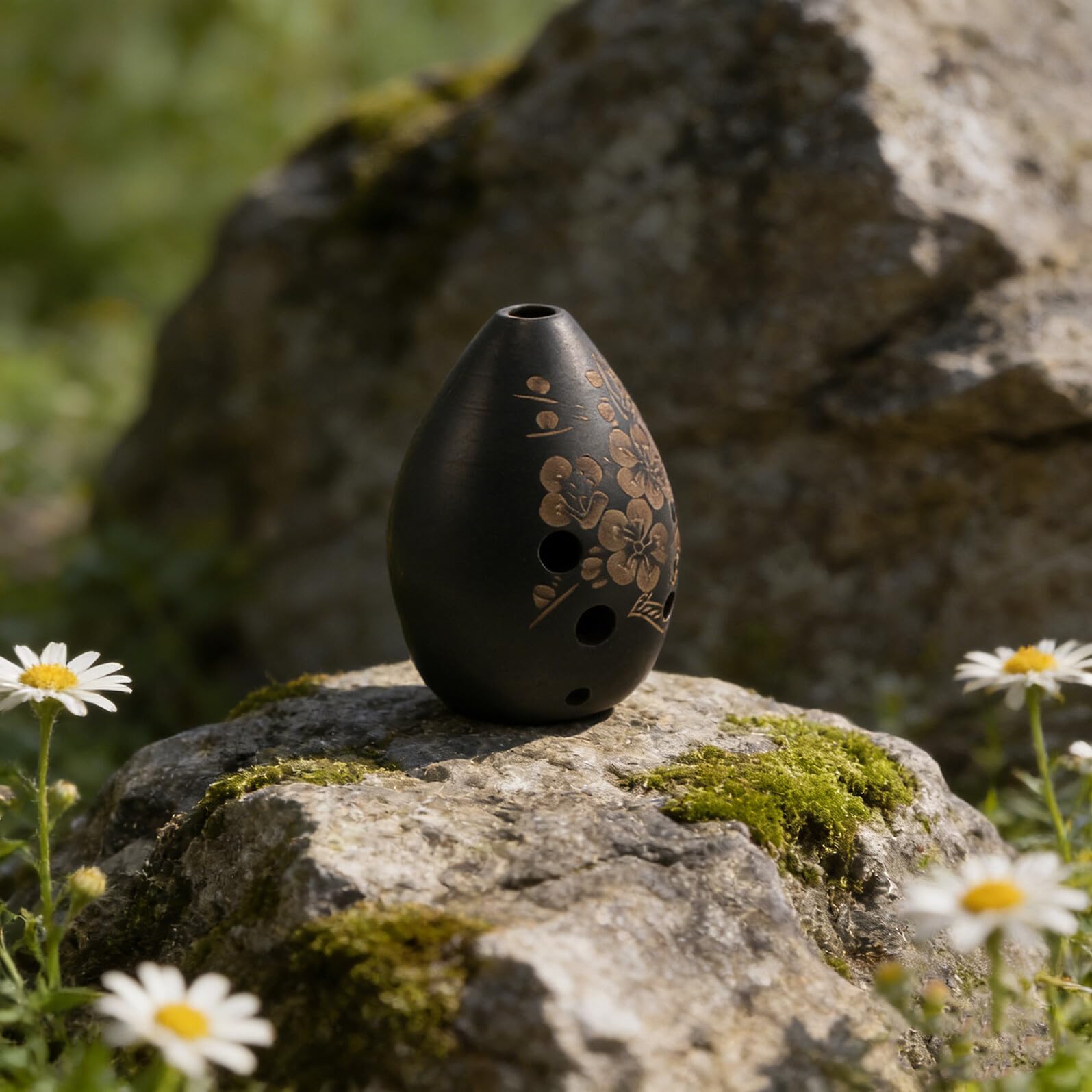 Mikinona Ocarina Tradicional China de Cerámica para Principiantes, Flauta de 8 Agujeros para Estudiantes, Instrumento de Viento Musical Portátil para Práctica y Aprendizaje