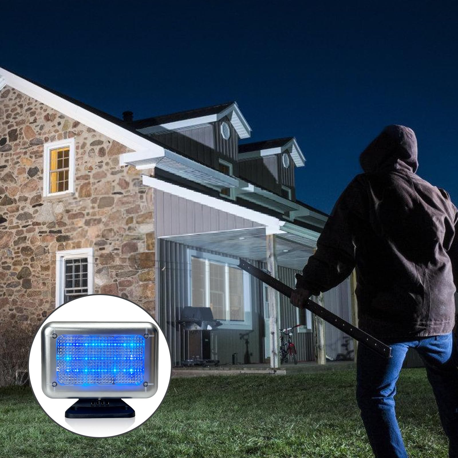 Simulateur De Télévision, Faux Simulateur TV Led avec 24 LED et 4 Programmes Sélectionnables, Lampe TV Anti-effraction avec Minuterie, Faux Simulateur De Télévision LED pour La Protection Contre