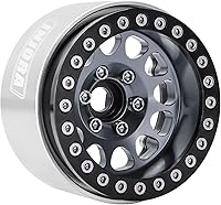 Vista 2 de INJORA 1.9 Beadlock Wheel Deep Dish Negative Offset de 10.4mm con llanta de rueda para 1/10 RC Crawler Auto Axial SCX10 90046 AXI03007 TRX4 VS4-10