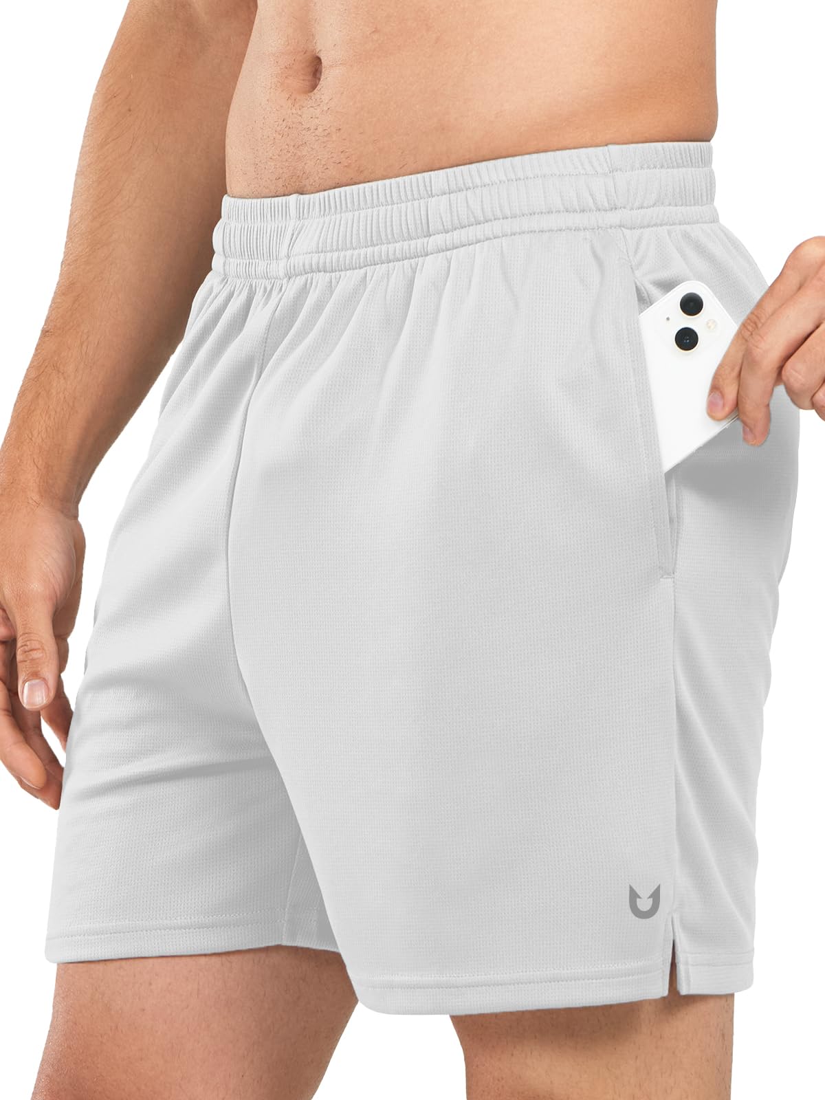 NORTHYARDMen's Athletic Workout Shorts Running Quick Dry Shorts Gym Mesh 5" Shorts with Pockets for Men