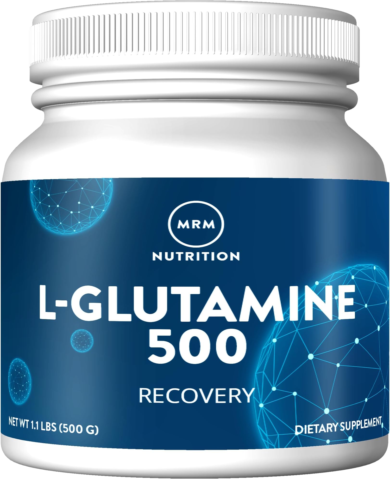 Nutrition L-Glutamine | 5000mg | Recovery | Amino Acid | Muscle Support | Immune + Gut Health | Fermented | 100 Servings