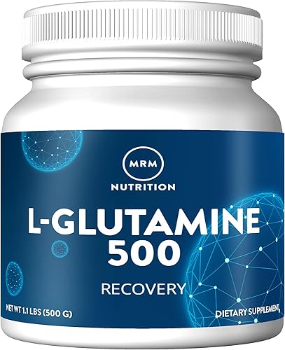 MRM Nutrition L-Glutamina 5000 mg Recuperación Aminoácidos Apoyo muscular Salud inmune e e intestinal Fermentado 100 porciones