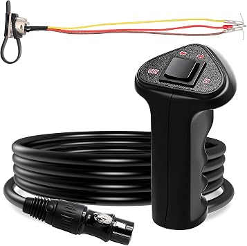 Winch Hand Wired Remote Controller Kit 12V 500A 12000Lb with Control Socket Assembly for UTV ATV Winch Control Box