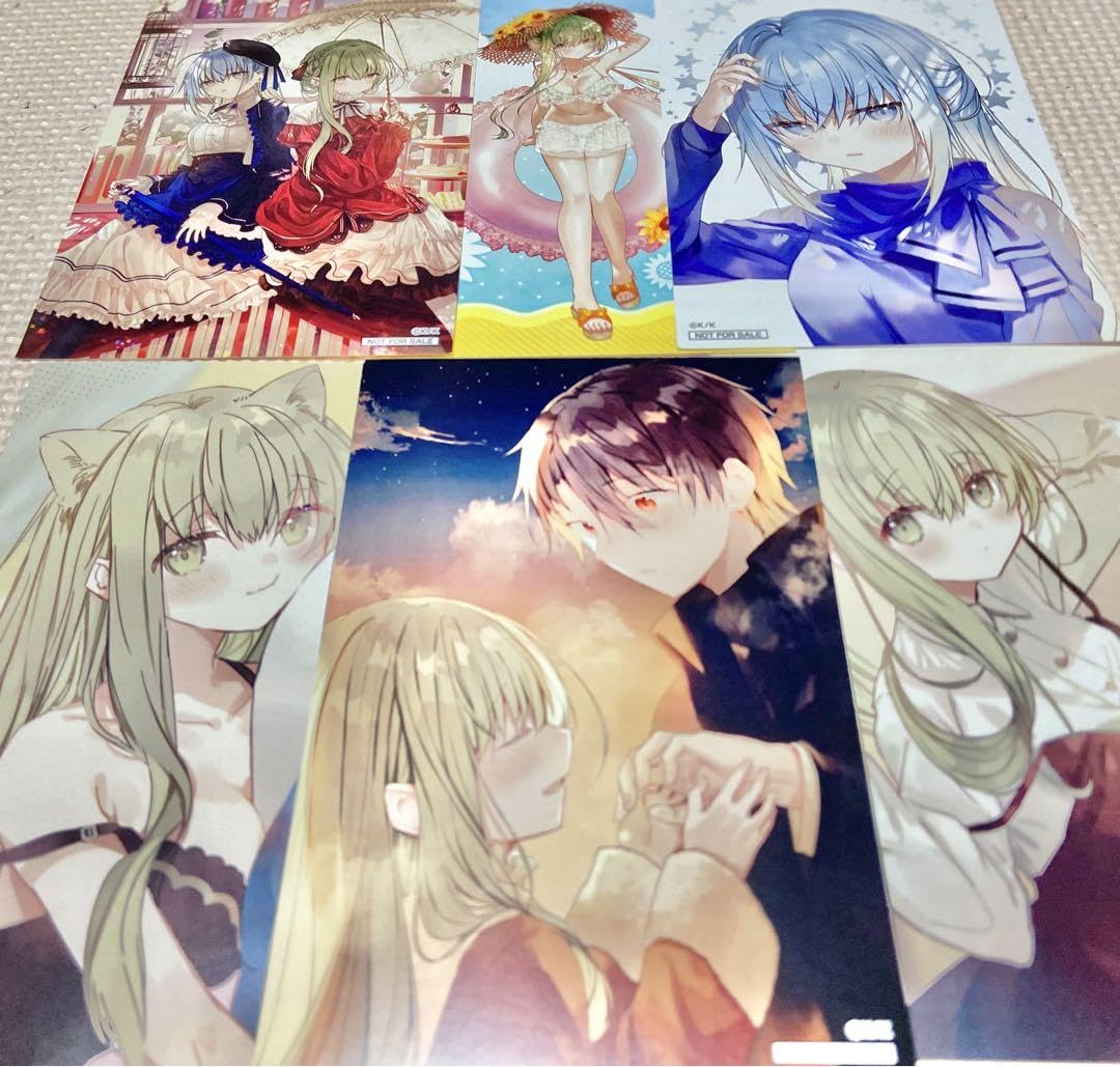 Amazon.co.jp: 白聖女と黒牧師 ポストカード 6種セット : 文房具