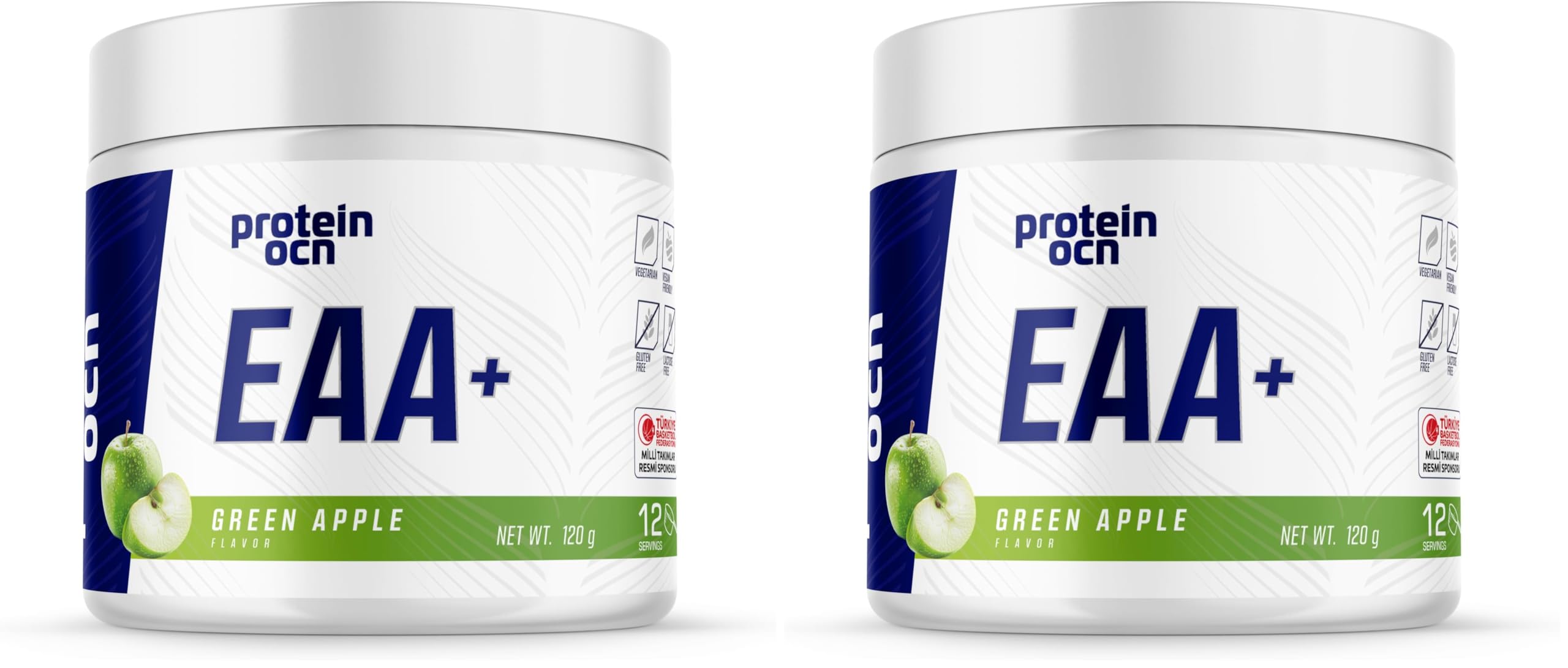 Proteinocean Eaa ve Yeşil Elma 120g 12 Servis (2 paketi)