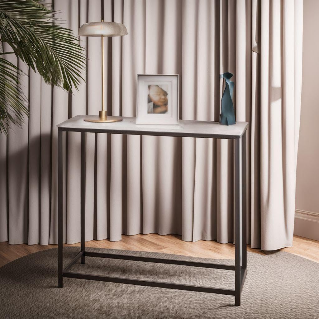 玄関 リビング 北欧 大理石調 コンソールテーブル スリム リビング 玄関 大理石調 北欧 コンソールテーブル スリム