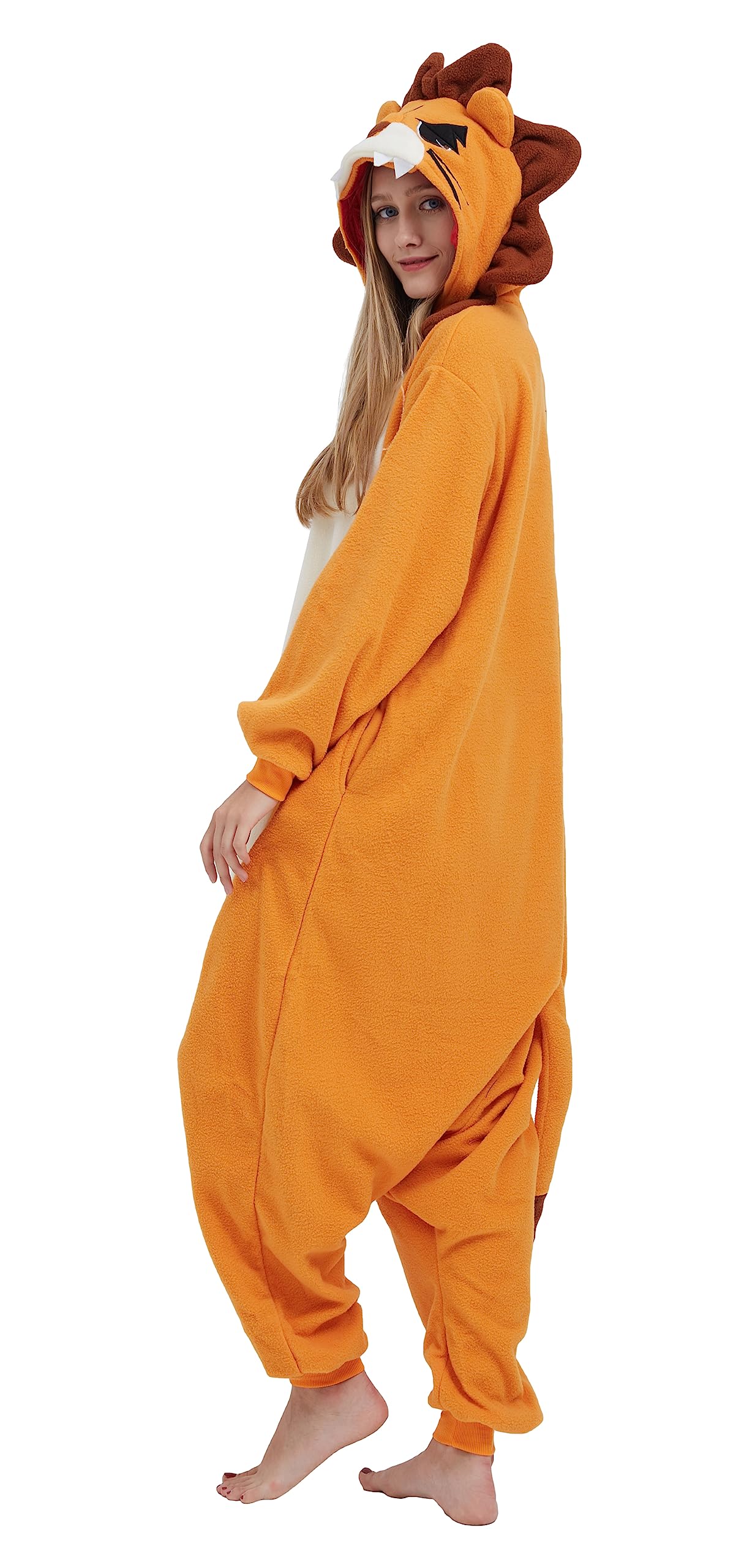 SimZoo Adulto Disfraz Pijama Unisex Pijama Kigurumi Onesie para Carnaval Halloween Cosplay Ropa de Dormir Traje de Disfraz para Navidad Festival Mujer y Hombre — view 5