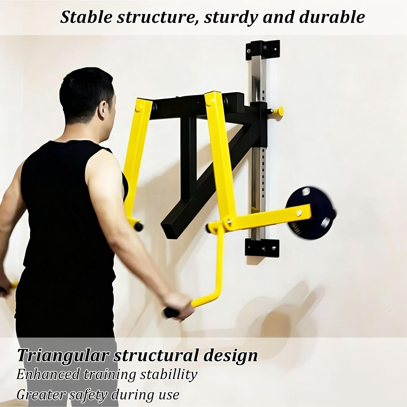 Macchina per pectoral fly e deltoidi posteriori, regolabile in altezza | Sistema di allenamento a parete, attrezzatura per palestre e centri sportivi