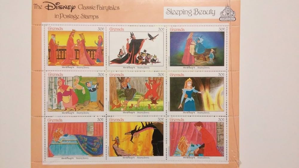 Disney Postage Stamps【切手book】 The Disney Classic Fairytales in Postage Stamps - Cinderella
