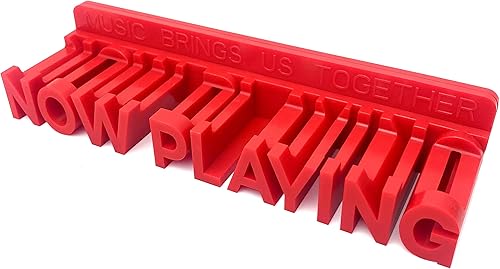 Miniatura 17 de Soporte de pared para discos de vinilo Now Playing, soporte de exhibición de discos para discos de vinilo y estantes flotantes de discos LP (Lvory)