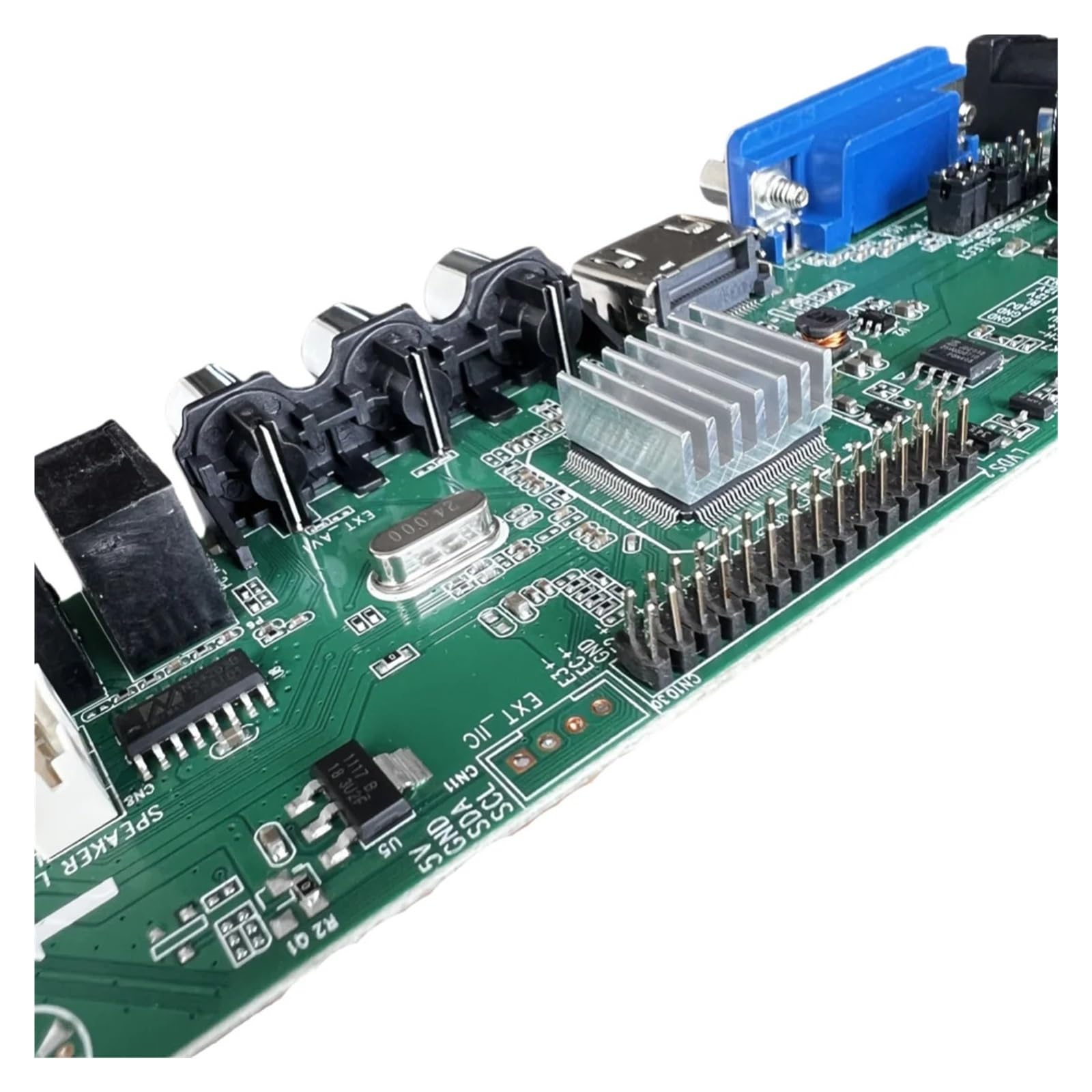 Carte Mère TV Universelle V56/V59 avec Carte Pilote, Prend en Charge La Carte TV Standard DVB-T2 (Comprend Le Kit De Boutons De Télécommande