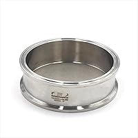 Vista 8 de HFS (R) Placa de filtro de triple abrazadera de 3 pulgadas con filtro de pantalla de 0,5 micrones de acero inoxidable 304 (3 pulgadas, 0,5 micras)