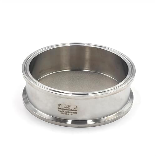 Miniatura 16 de HFS(R) 3 inch Tri Clamp Filter Plate Bottom Weld with 1 Micron Screen Filter Stainless Steel 304 (3 inch, 1 Micron)