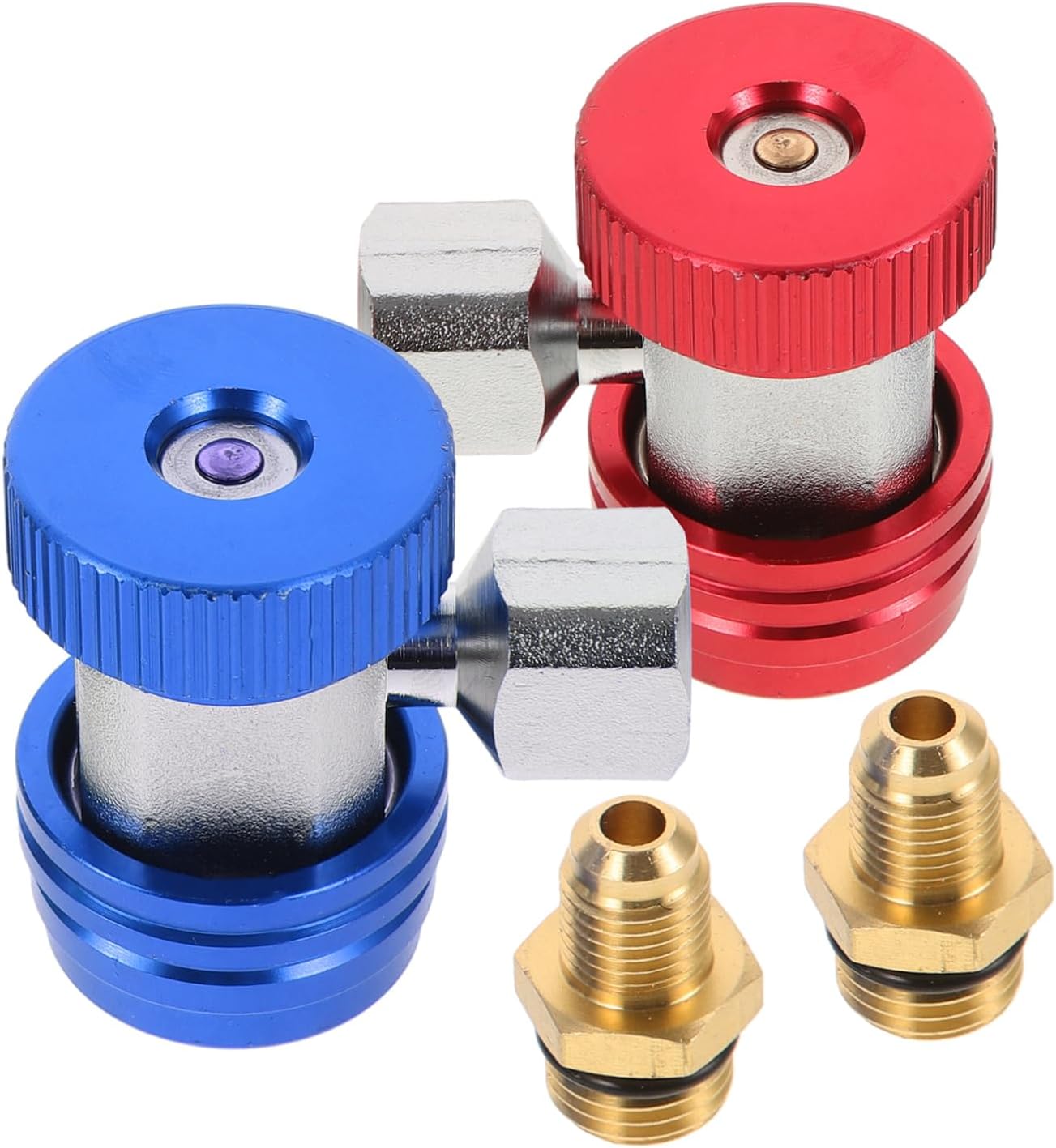 Cabilock 1Pair Quick Couplers for Automotive Adapter Kit Quick Connector for Efficient Installation and Enhanced Cooling Performance