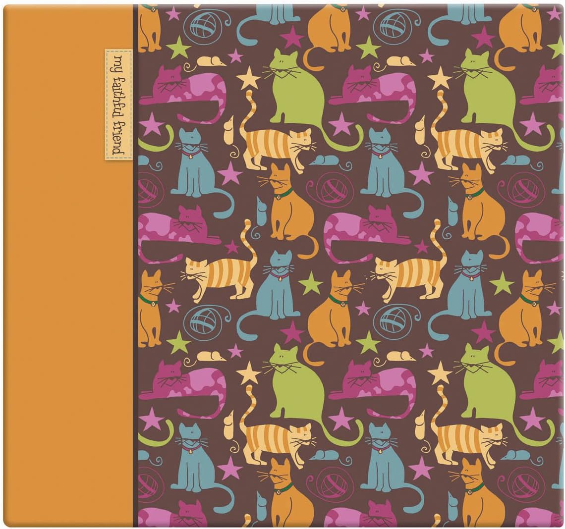 MCS MBI 13.5x12.5 Inch Cute Kitties Scrapbook Album with 12x12 Inch Pages (850030)
