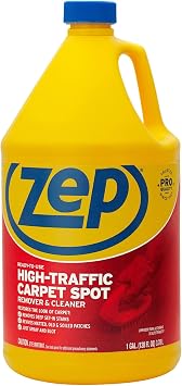ROBERTS 70-127-3 Carpet Rake & Groomer and Zep High Traffic Carpet Cleaner (1 Gallon)