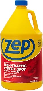Zep High Traffic Carpet Cleaner - 1 Gallon - ZUHTC128 - Penetrating Formula Removes Deep Stains. Make High-Traffic Areas Look New Again