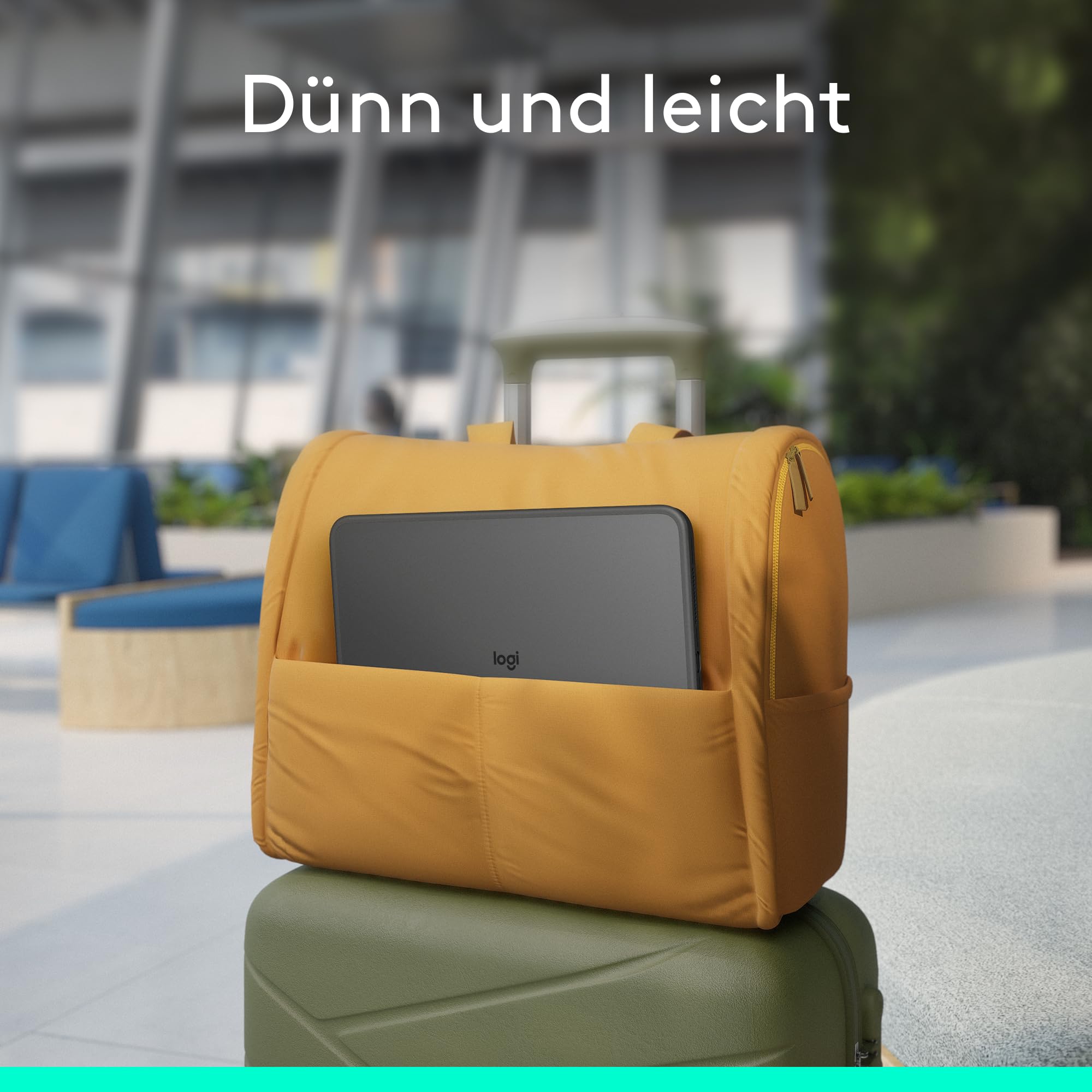 Logitech Combo Touch iPad Pro 11 Zoll (M4 und M5) (2024 und 2025) Tastatur-Case – Abnehmbare Tastatur mit Hintergrundbeleuchtung und Halterung, komfortables Tippen, Multi-Use-Modus,DEU QWERTZ- Graphit