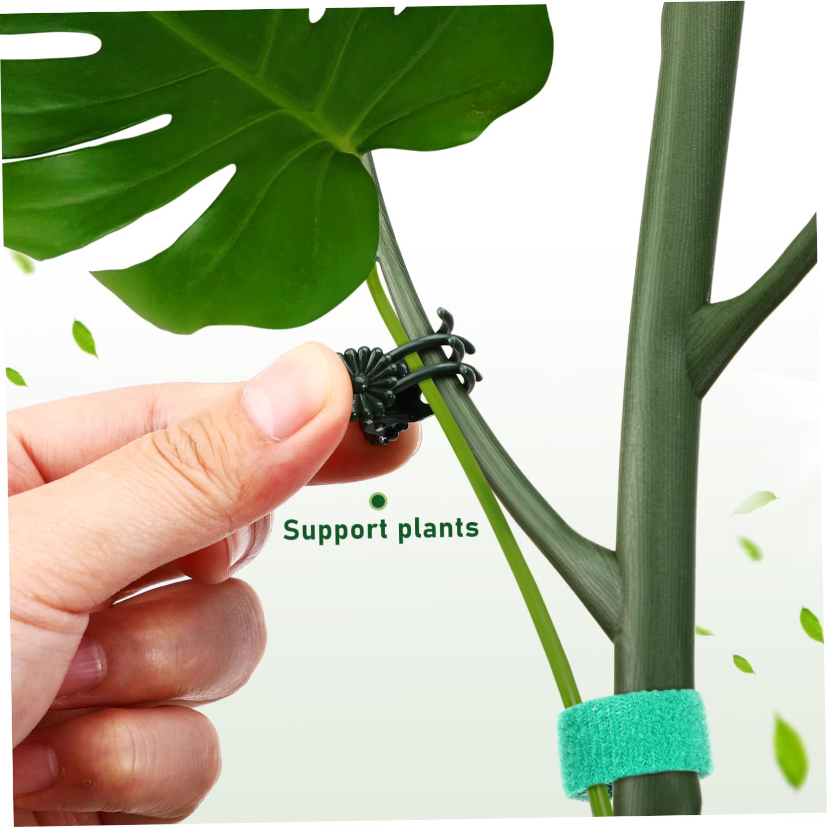 UPKOCH Structure de Support pour Plantes 1 Set, Tuteurs en Plastique Vert, Résistants la Casse, pour Croissance Droite des Plantes et Lierre, Intérieur Jardin