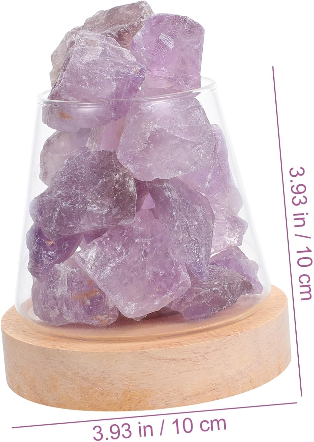 Decorative Gemstone Aroma Lamp for Home Use Household Fragrance Light with Warm Ambient Glow Practical Stone Diffuser Night Light for Cozy Relaxing Atmosphere