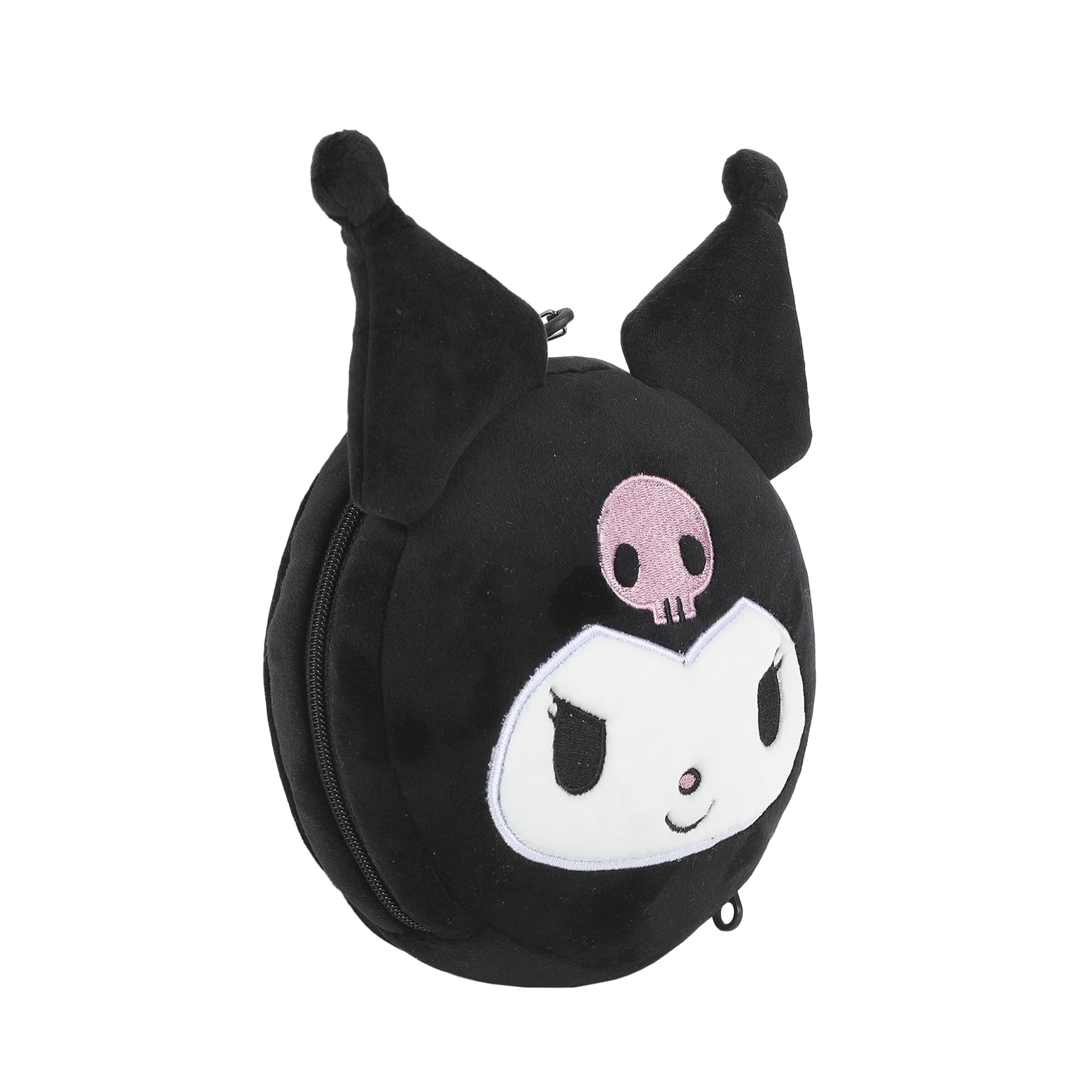 Bioworld Kuromi Convertible Neck Pillow with Eye Mask & 3D Ears