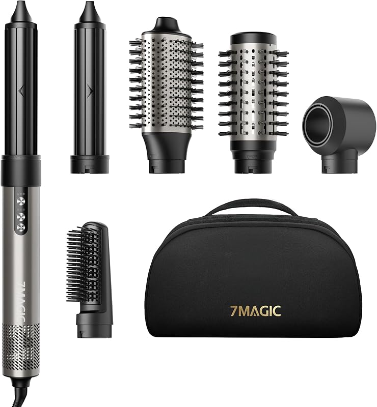 Air Styler 6 In 1, Asciugacapelli Ionico, Spazzola Asciugacapelli