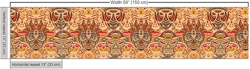 Vista 660 de Ambesonne - Tela de punto elástica