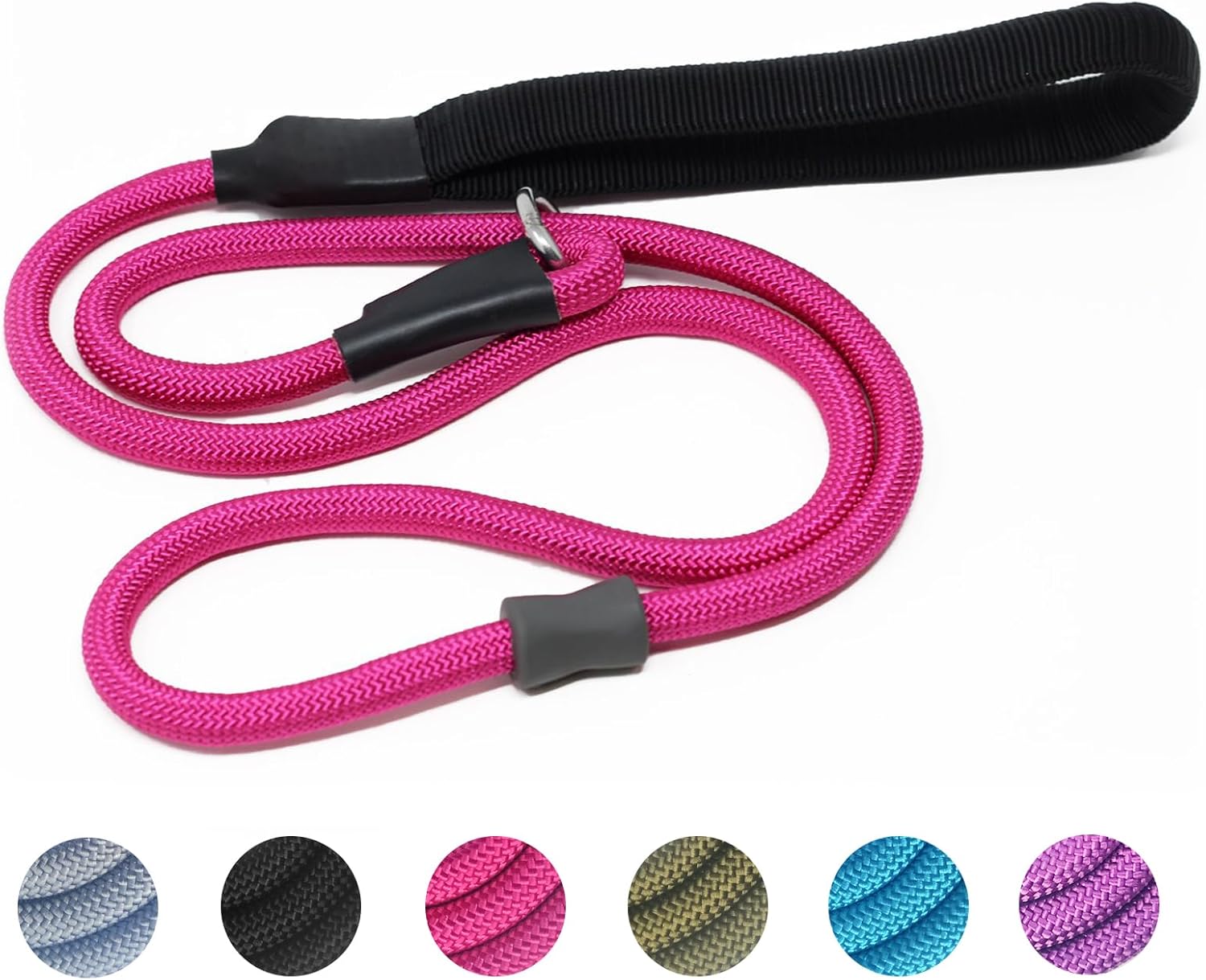 Strong Slip Lead Dog Leash, Heavy Duty Nylon Dog Training Leash