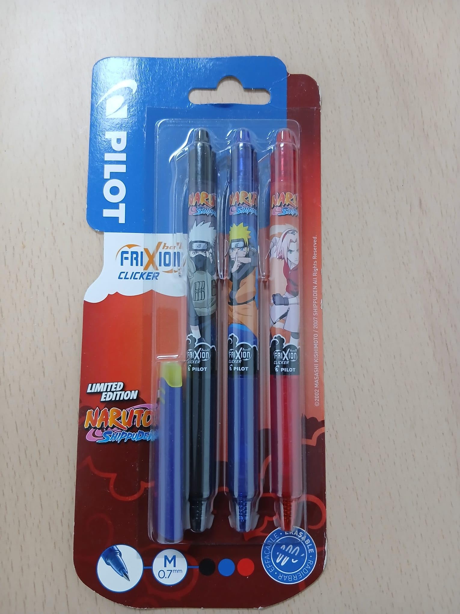 OLIVERIK BLister penna cancellabile (Clicker, multicolore)