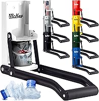 Vista 17 de Mckay Trituradora de latas de metal de 16 oz. y 12 oz. Automática para reciclaje, trituradora de latas de aluminio de servicio pesado para pared