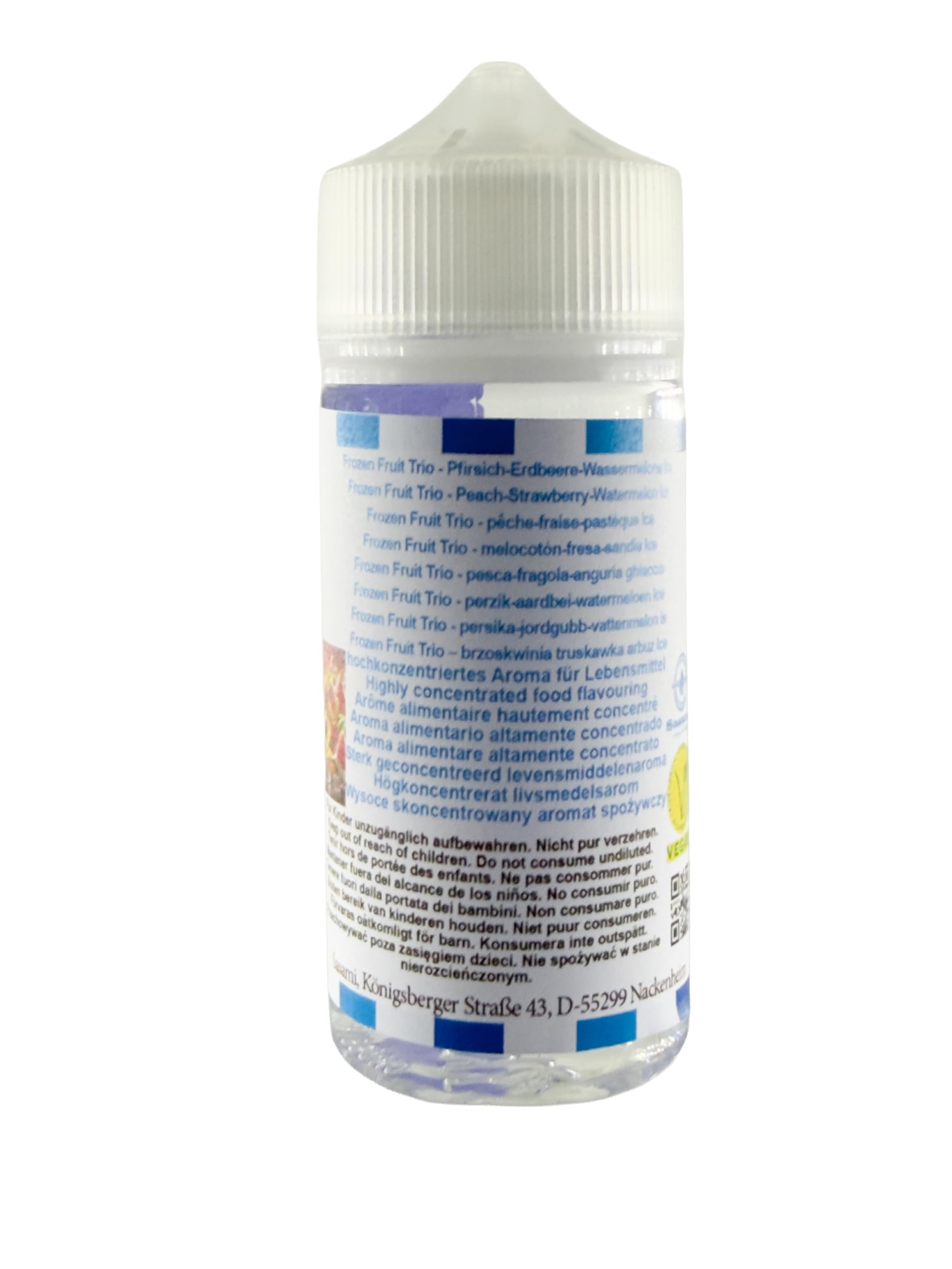 Frozen Fruit Trio - melocotón-fresa-sandía Ice aroma concentrado - Vegano - Sasami - 100ml