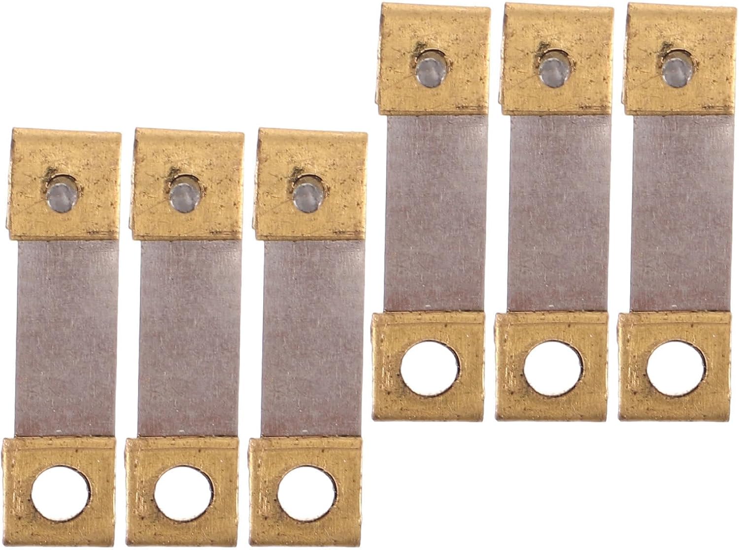 6pcs Replacement Grandfather Clock Pendulum Suspension Spring Made of Sturdy Iron with Easy Installation and Quiet Performance for Mechanical Mantel Clocks in Classic Home