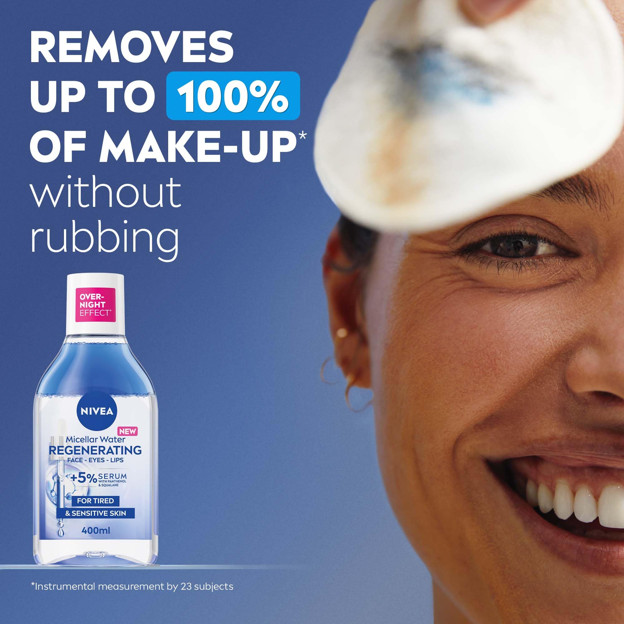 NIVEA Regenerating Serum Infused Micellar Water with Amino Acid, 400 ml
