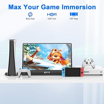 KYY 14 Portable Monitor and Travel Bag