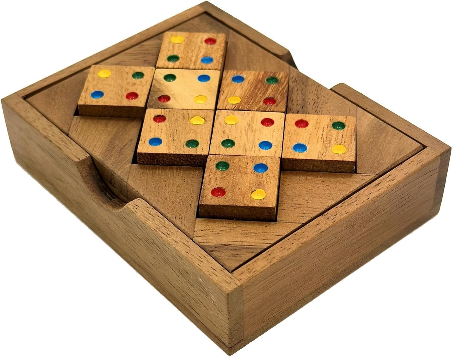 Color Match 8 Pieces Wooden Puzzle