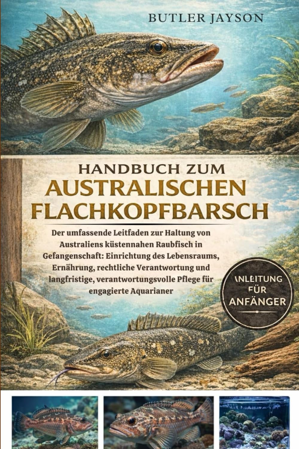 HANDBUCH ZUM AUSTRALISCHEN FLACHKOPFBARSCH: Der umfassende Leitfaden zur Haltung von Australiens küstennahen Raubfisch in Gefangenschaft: Einrichtung ... rechtliche Verantwortung und langfristige,
