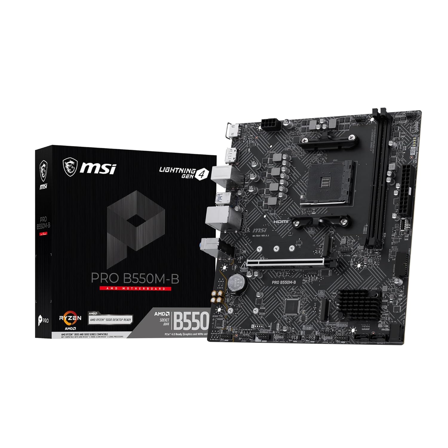 MSI PRO B550M-B Micro-ATXマザーボード MB6989