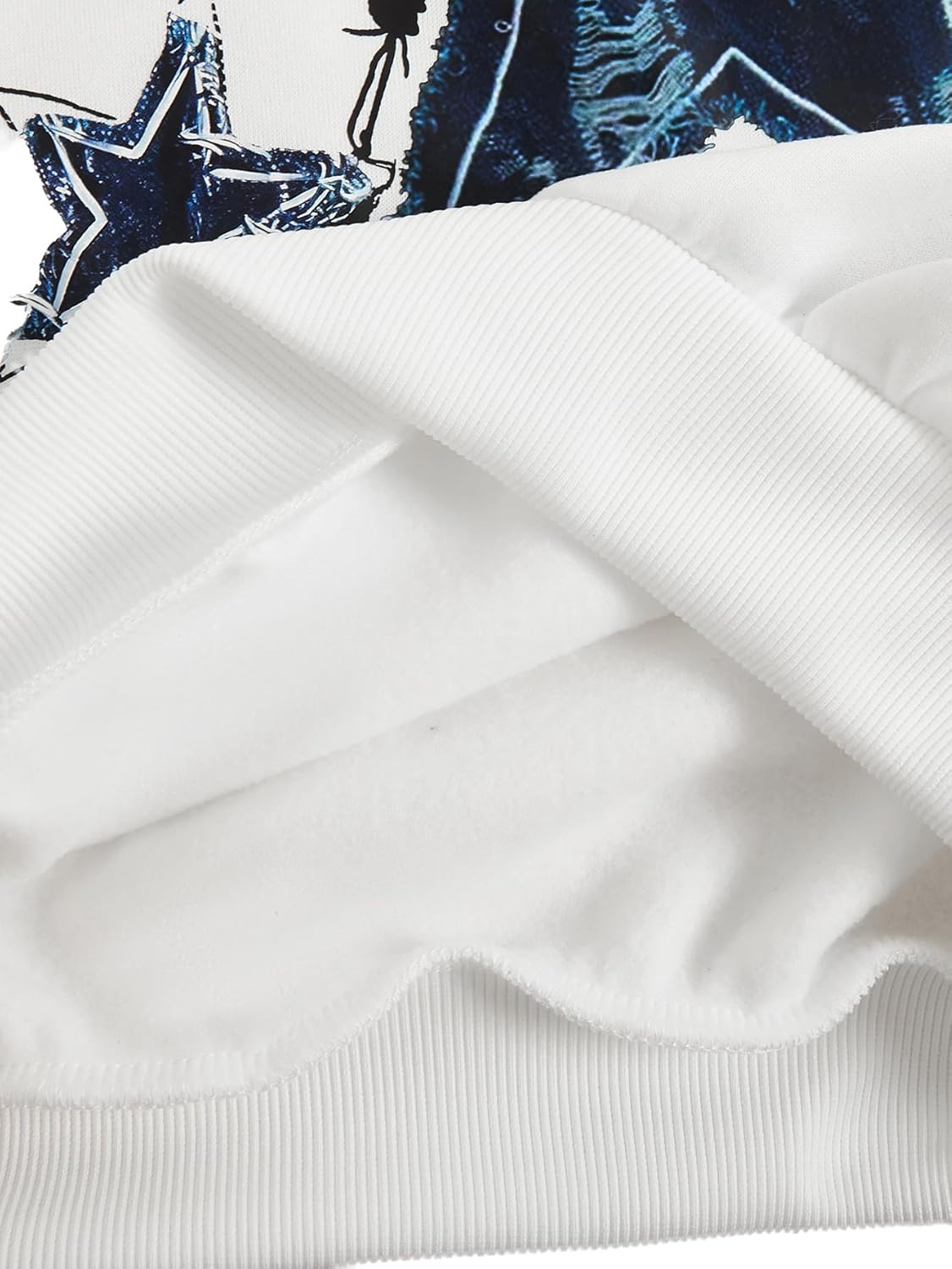 SweatyRocks Girl's Star Graphic Sweatshirt Y2k Long Sleeve Drop Shoulder Hoodies Pullover Tops - Image 6