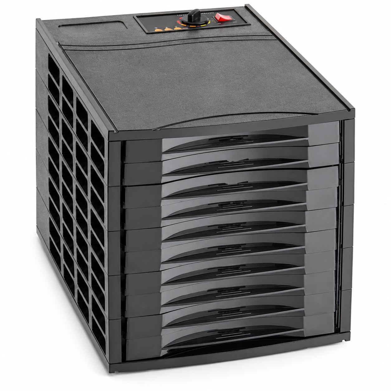 10-Tray Food Dehydrator with Digital Display by Glownary – 15 Inches X 20 Inches X 26 Inches, Abs Plastic, Black, Model Bsd-10t