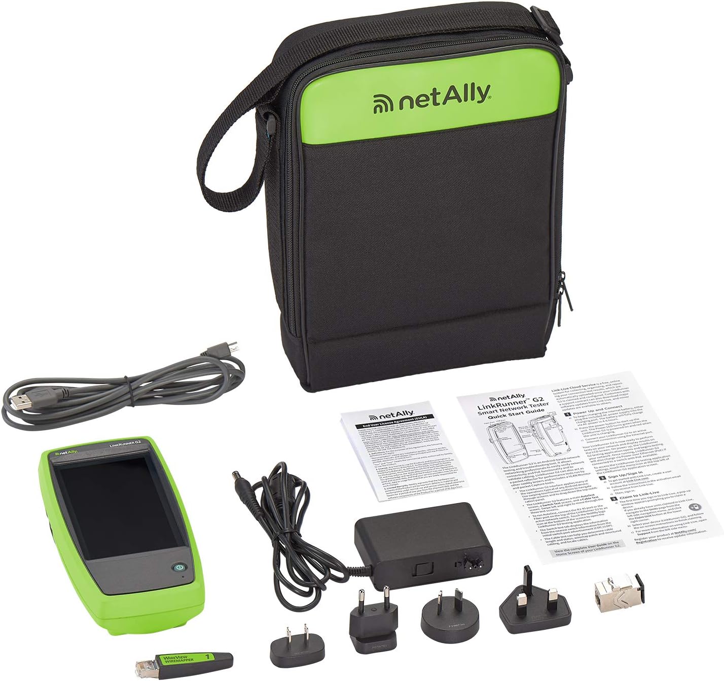 NetAlly LR-G2 LinkRunner G2 Smart Network Tester - Network connectivity Tester with Link-Live Cloud Service