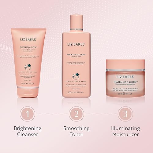 Miniatura 5 de Liz Earle Limpiador en gel transformador Cleanse & Glow  Limpiador suave, lavado facial y desmaquillante  Ayuda a minimizar la apariencia de los