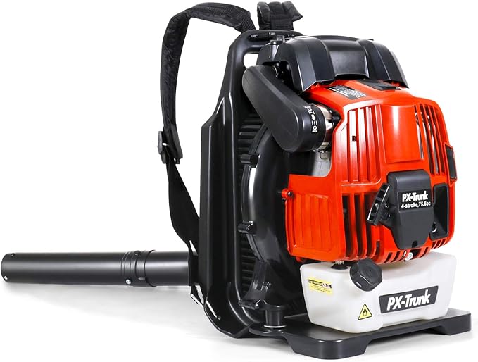 PXTrunk Gas Leaf Blower Gas Powered Blower 76cc 4 Cycle