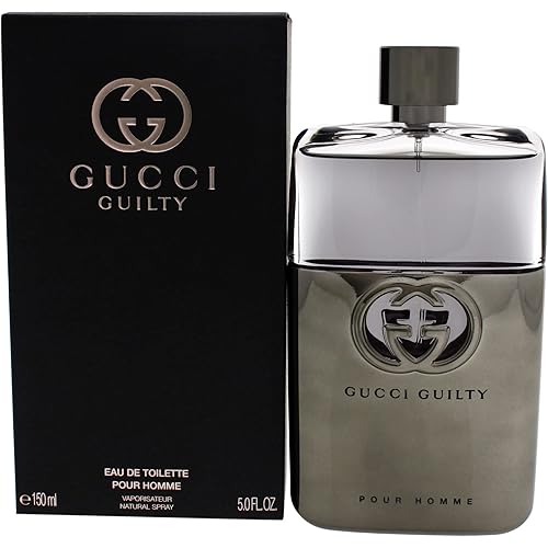 Gucci Guilty Eau Pour Homme Eau de Toilette Spray for Men, 5 ounces