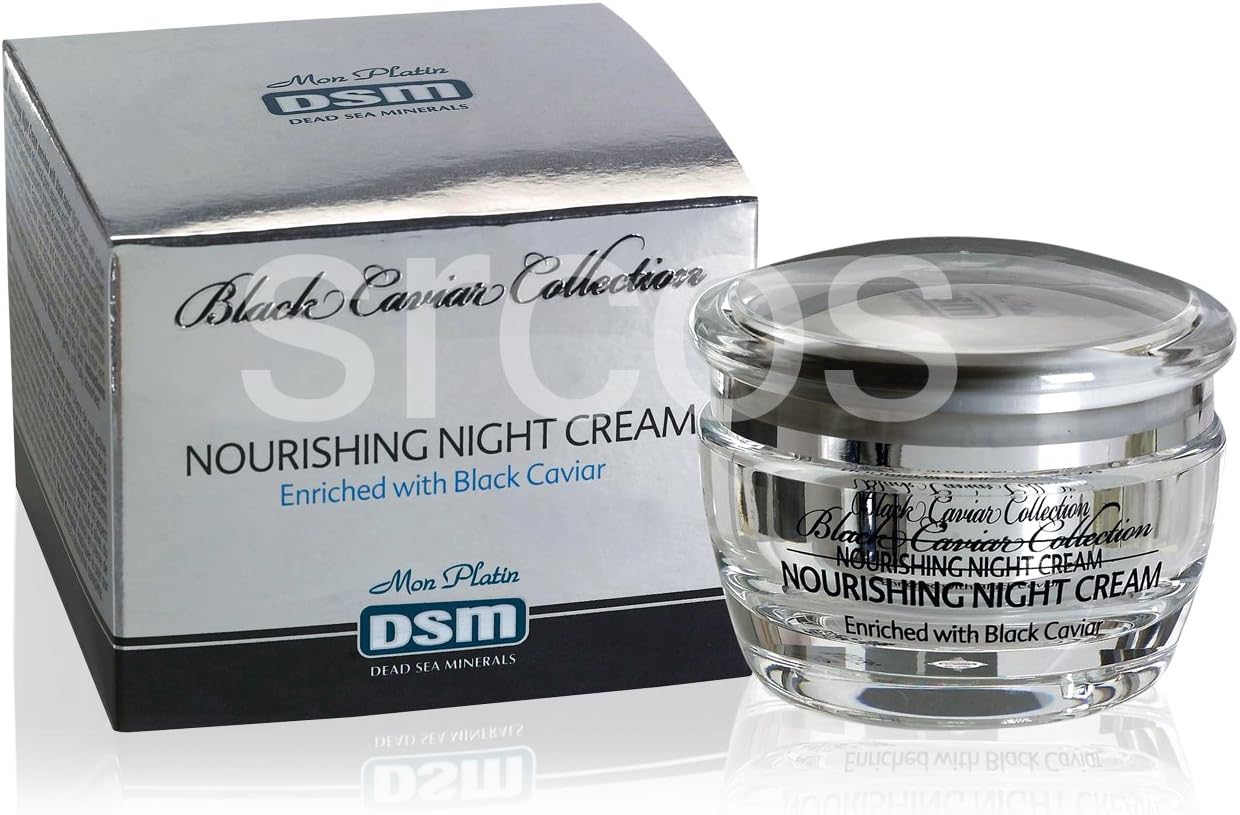 Mon Platin DSM DEAD SEA Nourishing Night Cream Enriched with Black Caviar 50ml