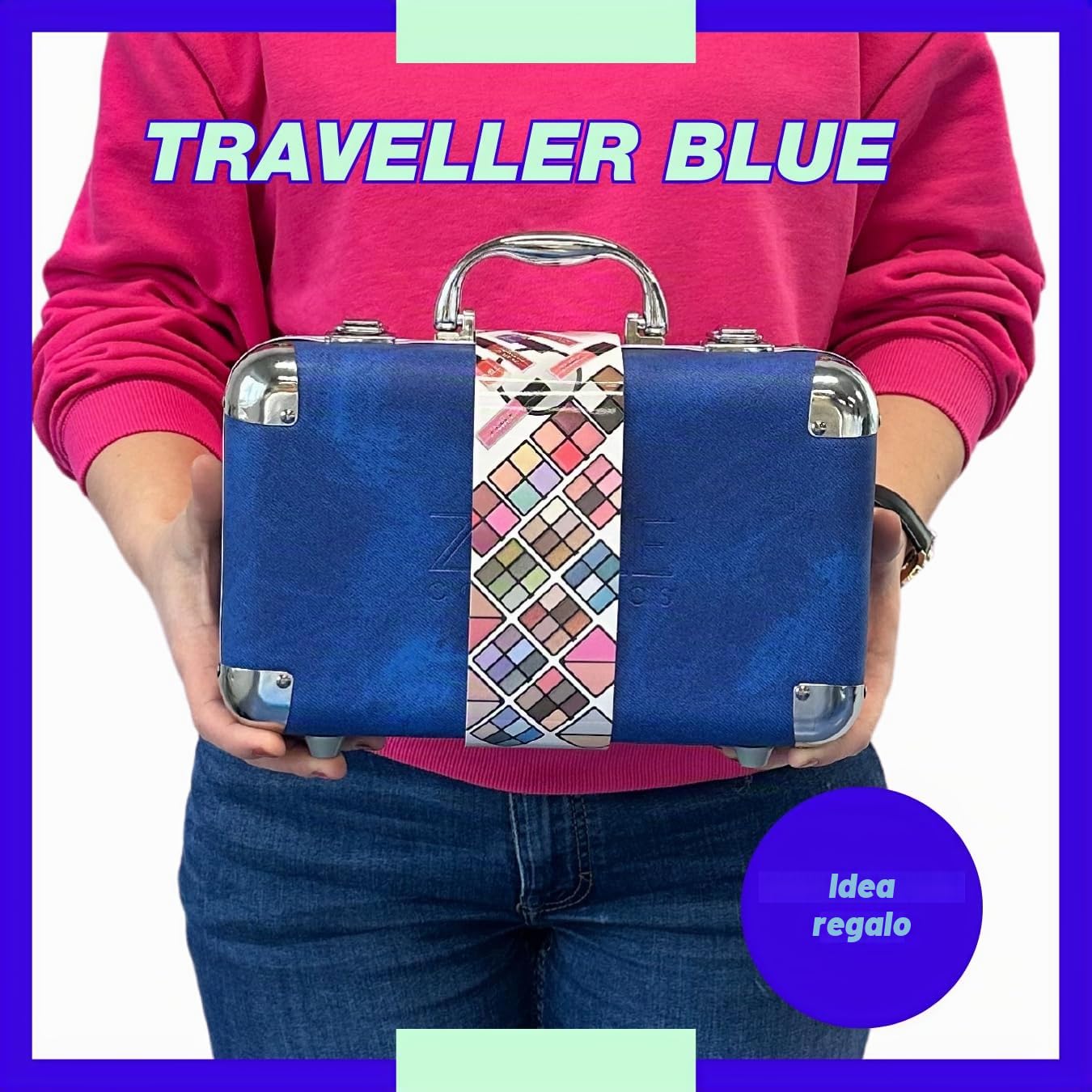 ZMILE Cosmetics Beauty case 'Traveller Blue' - Cosmetici vegani