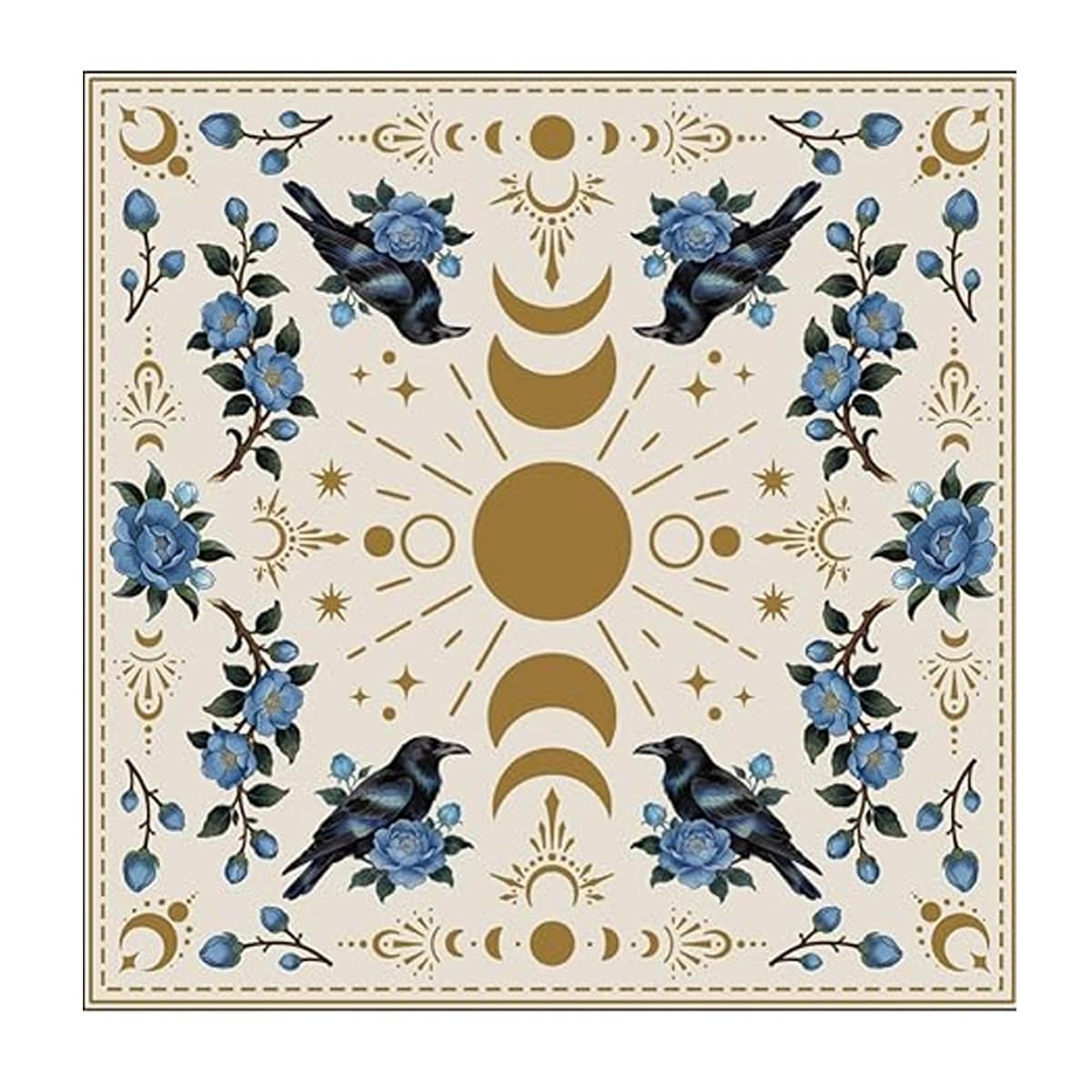 Tarot Cloth, Tarot Card Cloth for Spread, Premium Surface, Laser-Cut Edges, Table Cover for Divination Practice-image-15