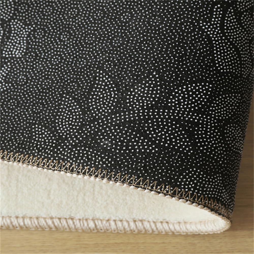 Cream Style Bedroom Decor Carpet Irregular Shapes Carpets for Living Room Thick Bedside Floor Mat Home Fluffy Soft Rug,A,160x230cm