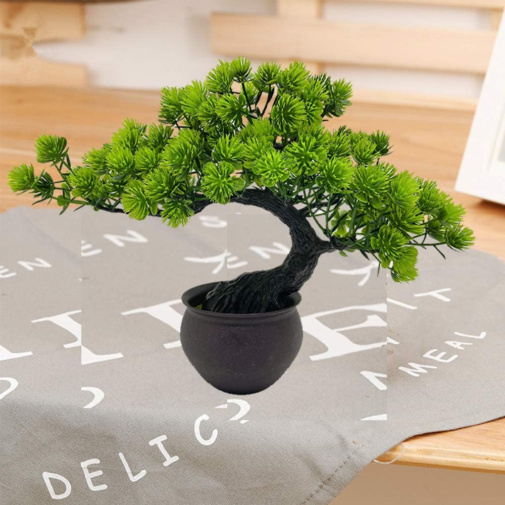 Buy Fycooler Artificial Bonsai Tree Miniature Artificial Plants Potted